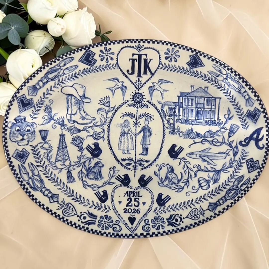 Wedding Commemorative Platter